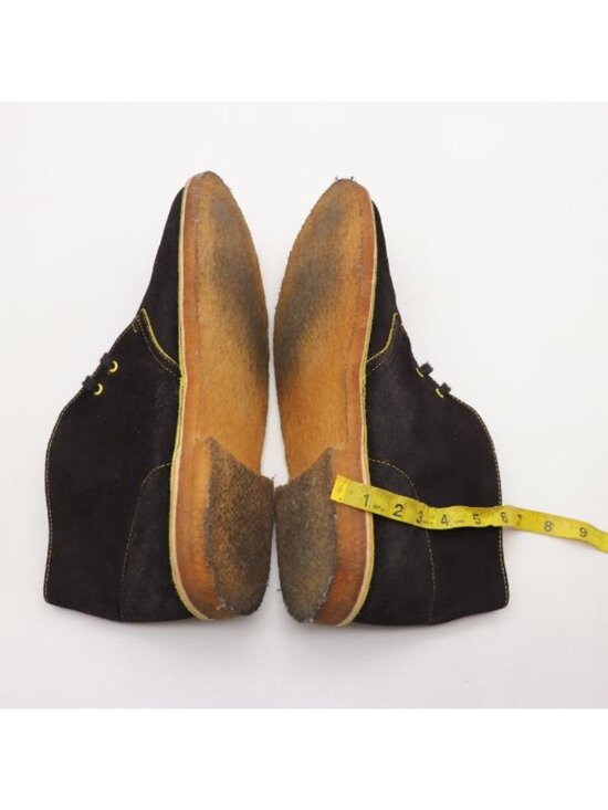 Clarks Originals Desert Black Yellow Suede Oxford Men\'s Size 12 Boots Crepe Sole main image 5